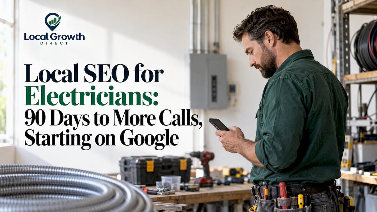 Local SEO for Electricians: 90 Days to More Calls, Starting on Google